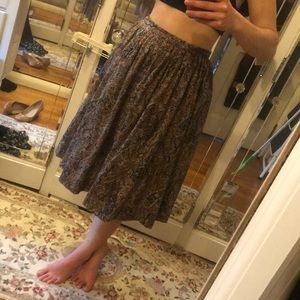Liz Claiborne 70’s vintage patterned wool skirt